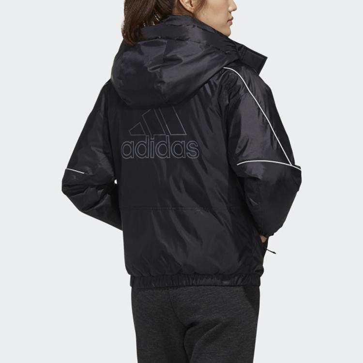 Adidas W Field Down PK Outdoor Warm Hooded Down Jacket Winter Women Jacket Black EH3980
