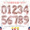 Smlpuame Number Balloon 40 Inch Large Birthday Party Balloon Aluminum 90cm Rose Gold Happy Birthday Wedding Anniversary Event Decor
