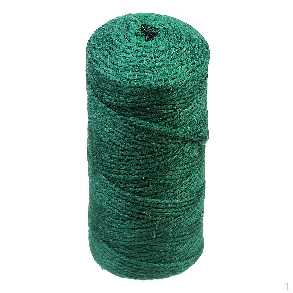 Burlap Hessian Jute Rope Twine String Gift Box Cord Wedding Tags Party Decor Supplies