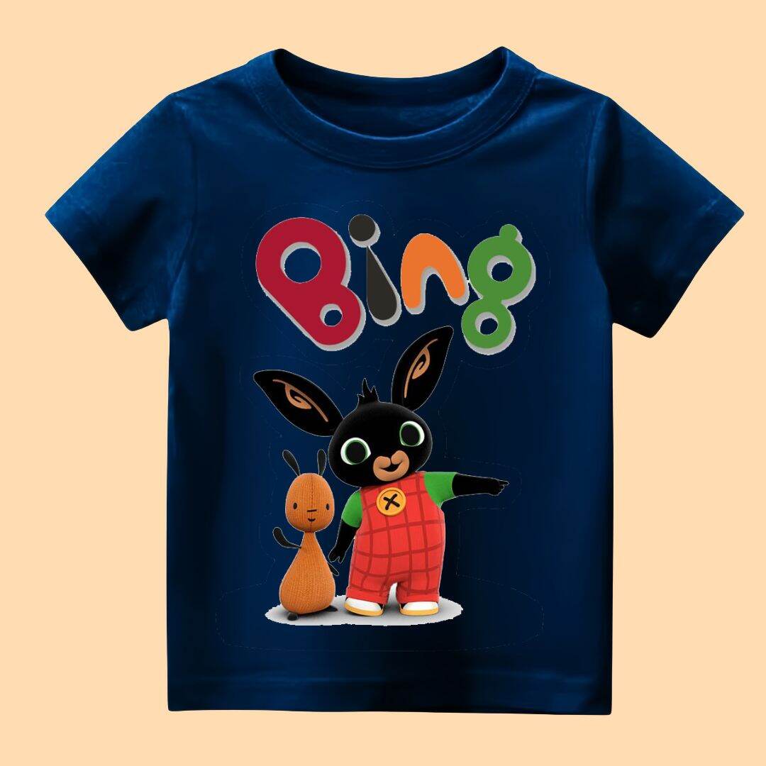 

ДИТЯЧА ФУТБОЛКА З КОРОТКИМ РУКАВОМ УНІСЕКС З ПРИНТОМ БІНГ 130