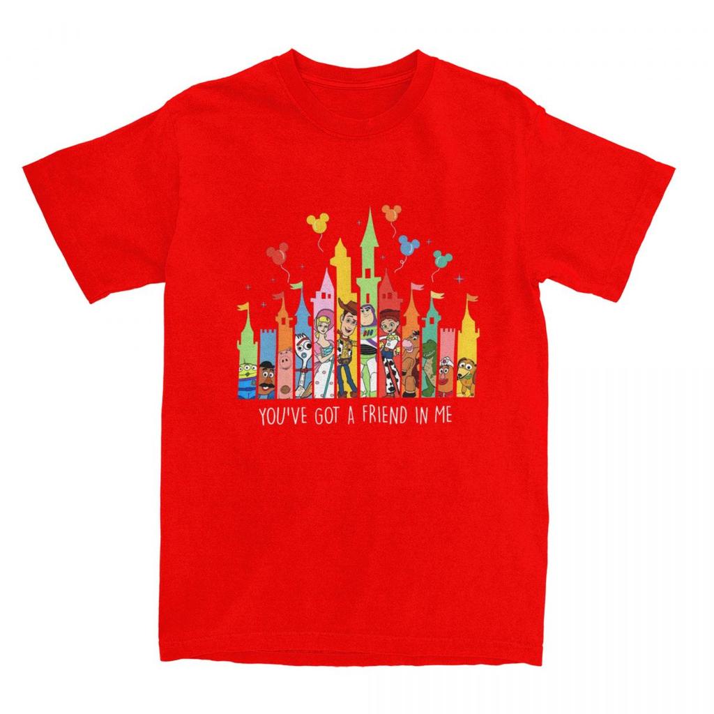 Toy Story Friends Magliette Uomo Donna Accessori Magliette Vintage Maglietta Cotone Regalo di Natale Abbigliamento
