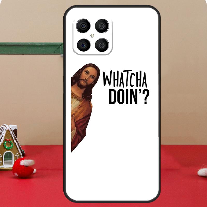 God Jesus Case For Honor Magic 8 Pro 6 7 Lite Honor 400 200 50 70 X8c X8b X9a X9b X9c X9d Win RT Coque