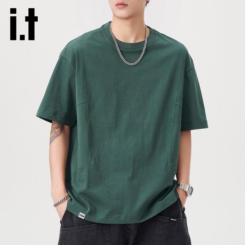 izzue it Men s Retro Loose-Fit Cotton T-Shirt 2XL