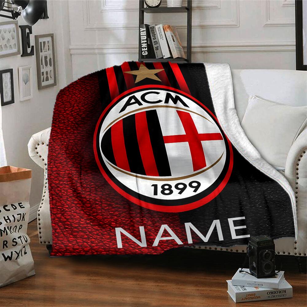Custom Name Juventus Crest blanket for Couch & Bed, Plush Cozy Fuzzy Blanket Super Soft & Warm Blankets for Fall and Winter. 0908258