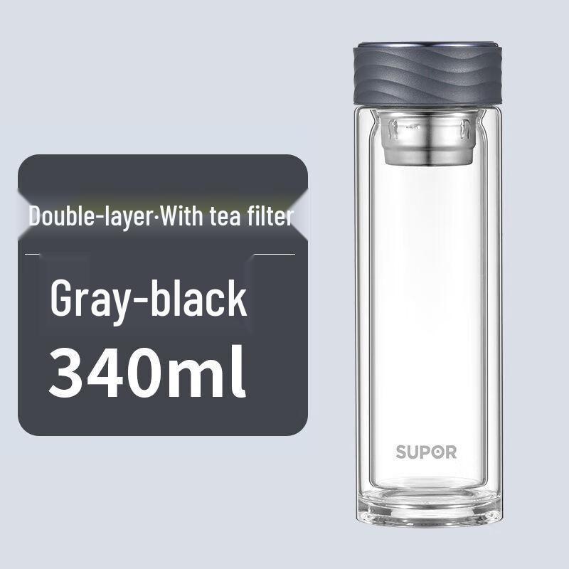 Supor Double-Wall Borosilicate Glass Mug