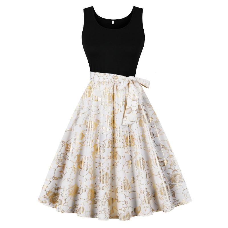 

Летний новый ретро жилет с воротником без рукавов черный принт с надписью маятниковый комбинезон S