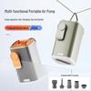Electric Multi-functional Air Pump: Inflatable & Vacuum with Camping Light for Beds, Compression Bags & Swim Rings.