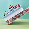 Multifunktionaler Kinder Spielzeug Aufbewahrungs-Organizer Stapelbare Kunststoffboxen Abnehmbare Tabletts Bastelbedarf Organisation