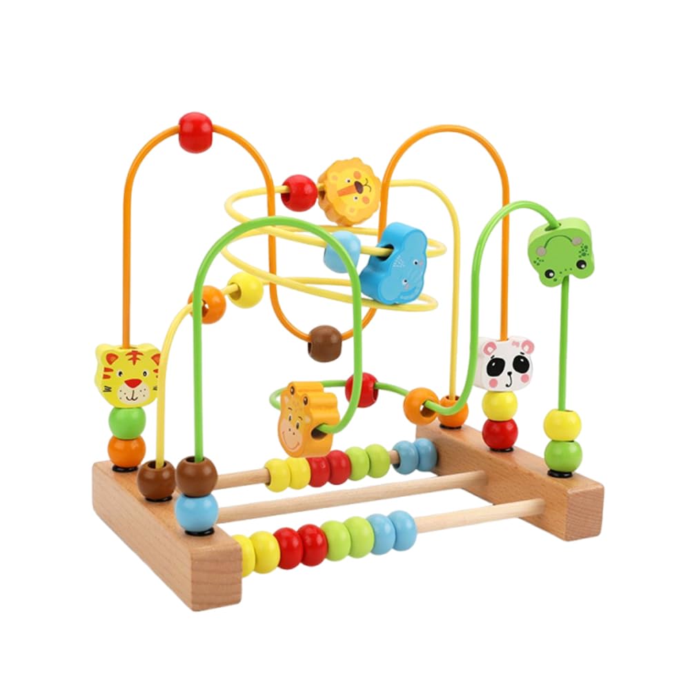 

Деревянные игрушки-бусины для малышей и детей младшего возраста Бук Фрукты Животные 3 скорости Развивающие игрушки-бусины для детей Развивающие игрушки Подарки на день рождения Ярусный Шестиугольник