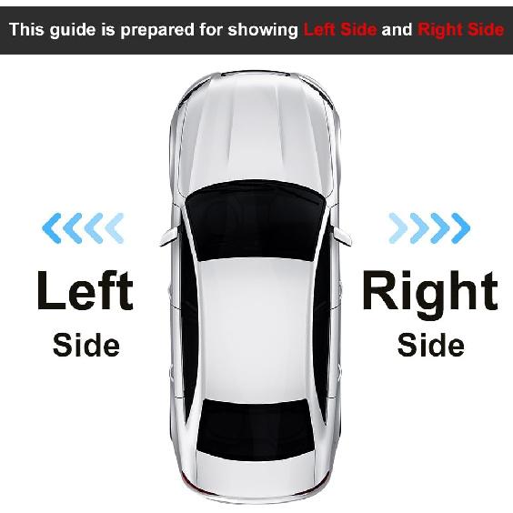 2PCS LED Side Marker Lights, Front Bumper Sidemarker Lamp,Full LED Side Marker Light Compatible with Honda Civic 10th 2016-2021(White Light)