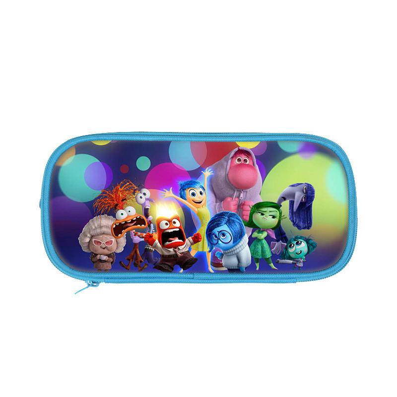 Inside Out Brain Characters Pencil Case With Large Capacity For Students And Office Use