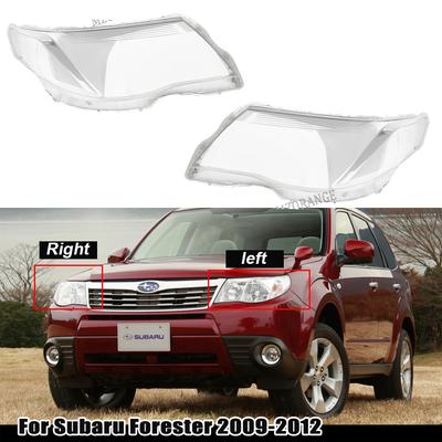 Coque de phare pour Subaru Forester 2009 2010 2011 2012, couvercle de lampe, lentille d'abat-jour transparente