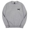OKSTAR Bulldog Embroidered Patch Double-Sided Sweatshirt (Type B)