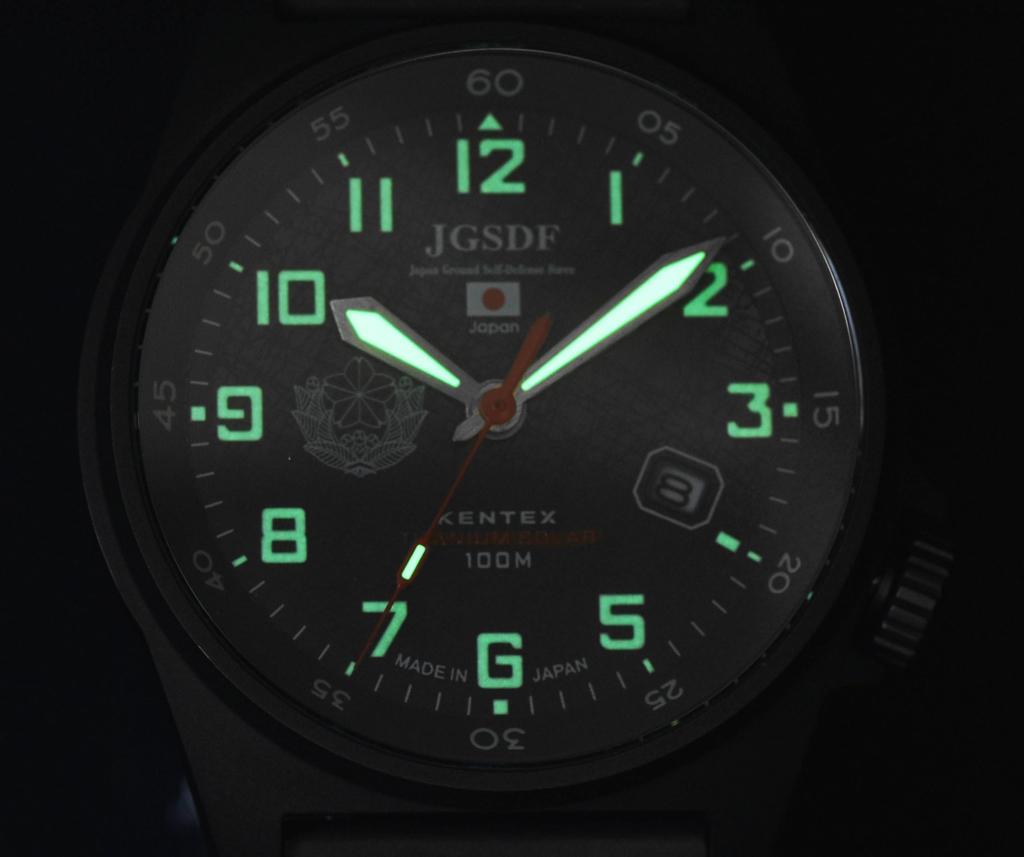 Kentex JSDF Titanium Solar Watch Silver S815M-04 Men's