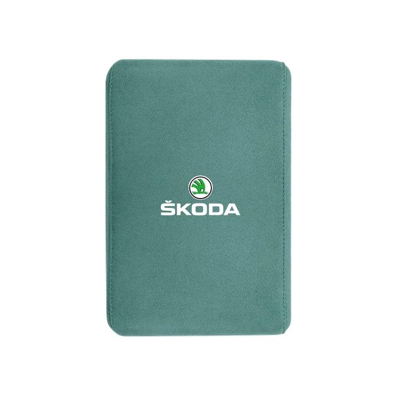 Auto Innen Armlehnenbox Matte Mittelkonsolen Zubehör Für Skoda Octavia Superb Kodiaq Rapid Karoq Fabia Yeti Kamiq Enyaq Scala