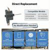 Upgraded EAU65058502 EAU64843805 Refrigerator Condenser Fan Motor (4-Pin DC 12V) - for Refrigerator Fan Motor Replace