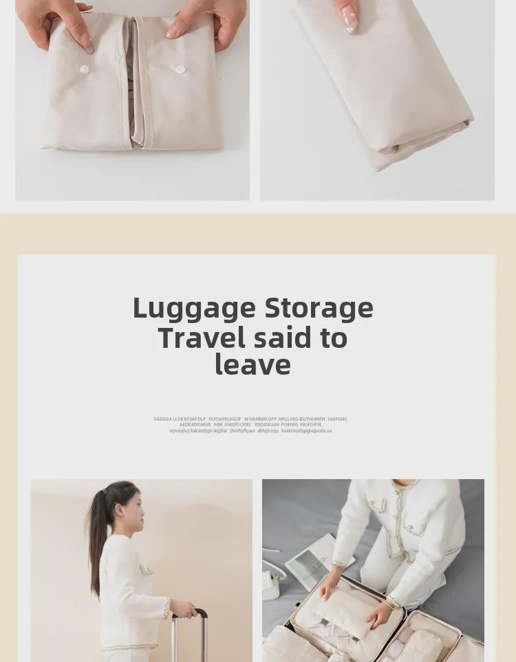 Portable Travel Suitcase and Clothing Storage Organizer for Underwear and Clothes