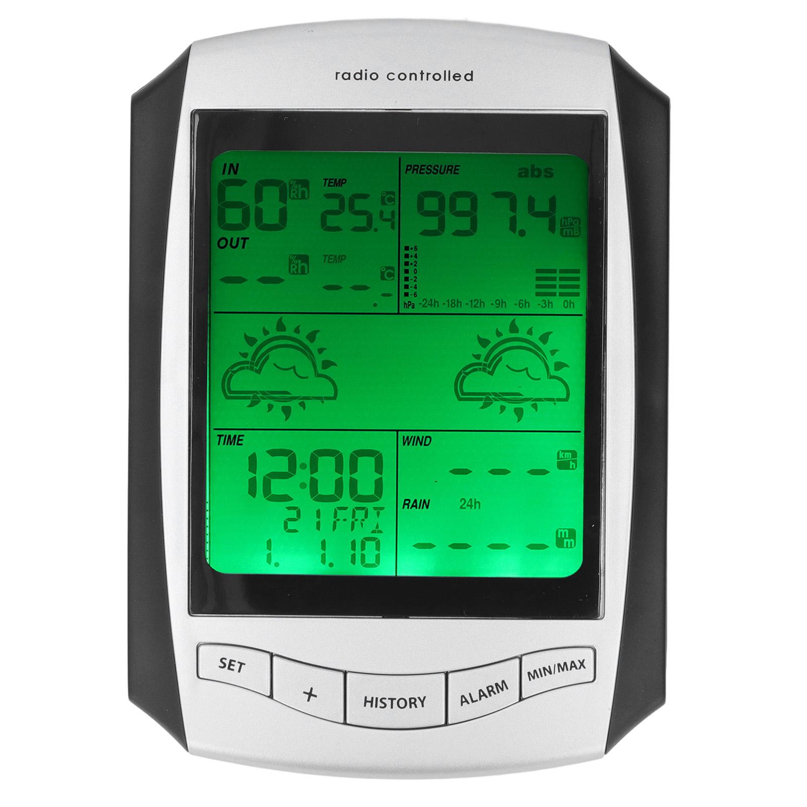 Беспроводной прогнозатор погоды Комнатный уличный термометр Домашний барометр Метеостанция 433 МГц