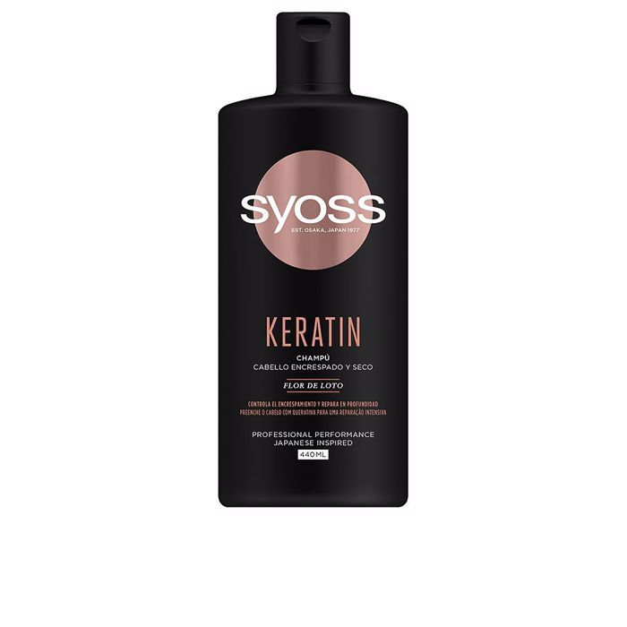 KERATIN Shampoing pour cheveux crépus et secs 440 ml