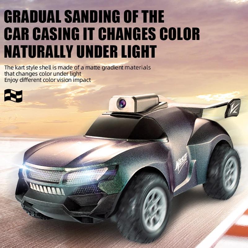 Non-Toxic High-Speed Remote Control Drift Car With Camera 2.4G Dual Controlled Electric Vehicle Children Rc Climbing Racing Toys For Kids Gift