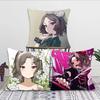 Tomo Ebizuka Anime Pillow Case Fashion Square Pillowcase Bedroom Sofa Room Ins Decoration Leisure