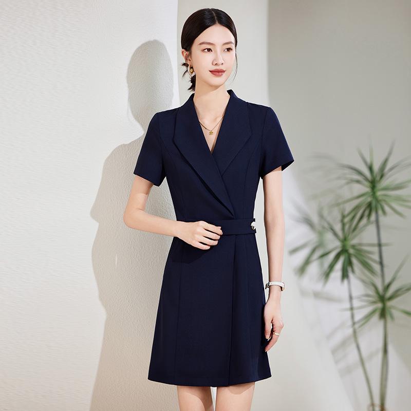 2024 Women's Professional Suit Dress: Elegant Summer Workwear for Formal Occasions in Beauty Salons & Jewelry Stores