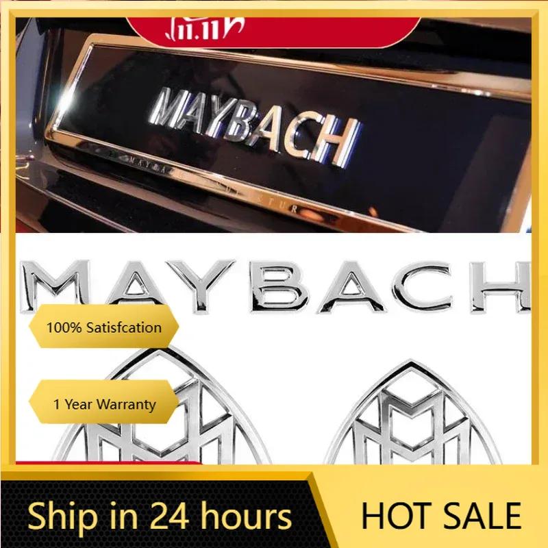 C200 E200 New For Mercedes Benz MAYBACH letter badge car stickers for Mercedes Benz MAYBACH V12 S400L S600 rear trunk logo modif