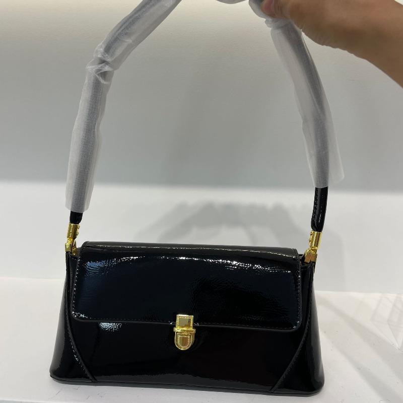 

Летняя новая высококлассная сумка подмышку, универсальная модная сумка через плечо, сумка-багет Макарон для женщин чёрный