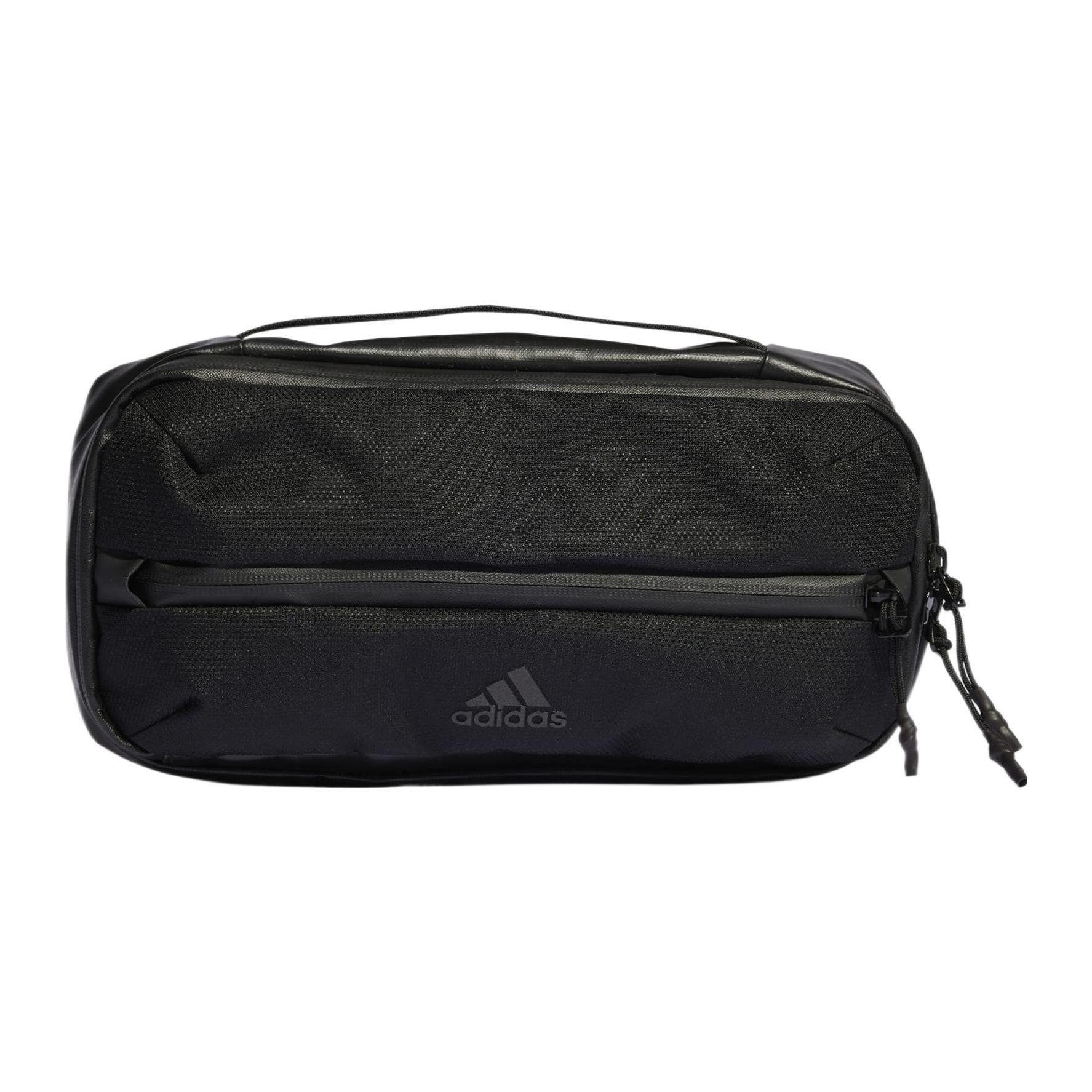 

Adidas 4Cmte Brand Logo Zipper Closure Polyester Waist Bag Crossbody Bag Regular Couple Style Unisex bags Black Gray Reflective-Silver IB2675 Black & Gray & Reflective Silver