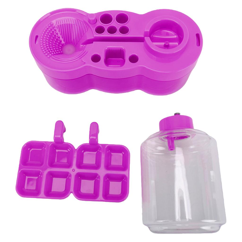 Art Brush Cleaning System Paint Brush Cleaner Tool With Large Water Tanks For Acrylic Watercolor Artists Art Studio School Home