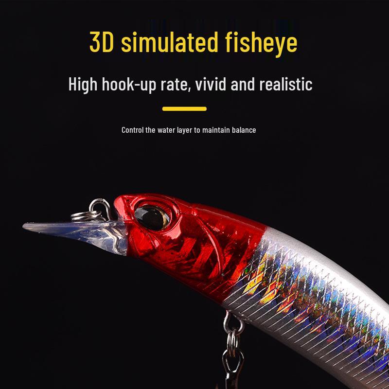 Floating Minnow Lure: Specialist Bait for Freshwater Topmouth Culter, Mandarin Fish, and Bass