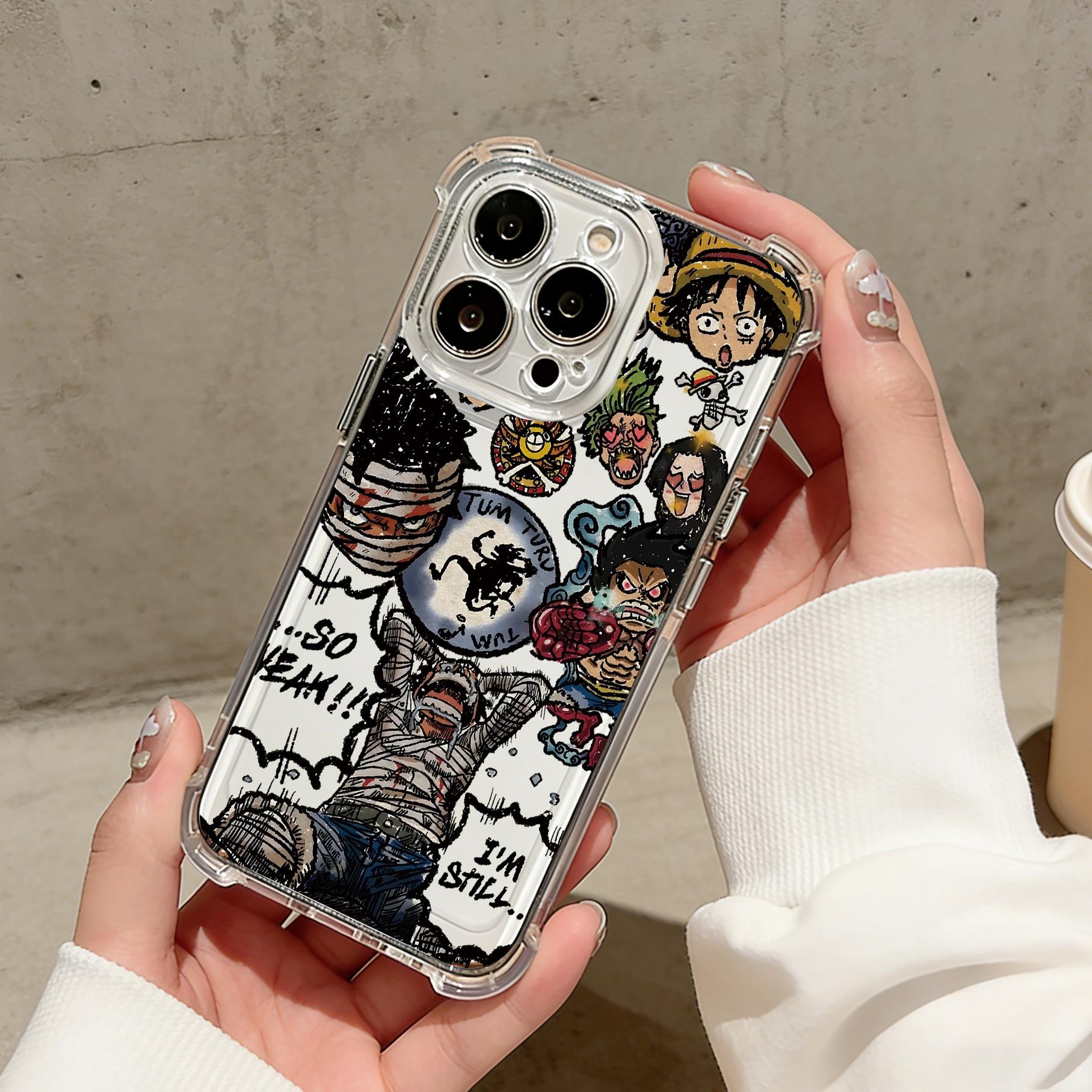 

Anime Luffys Zoros AntiFall Clear Phone Case For Xiaomi Redmi 14C 13C 12C K50 K40 Note 14 13 12 11 10 9S A1 A2 A5 Pro Plus 4G 5G Redmi Note 10 5G