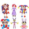 İnanılmaz Dijital Sirk Peluş Pomni ve Jax Plushie Bebek Oyuncakları Çocuklar Çocuklar için Sevimli Doldurulmuş Hayvan Doğum Günü Noel