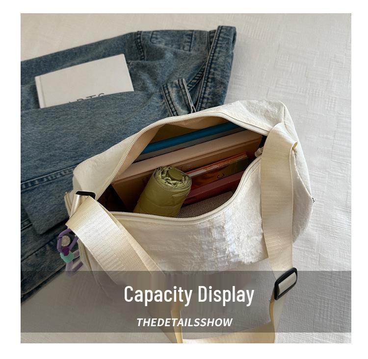 Women's Large Capacity Crossbody Bag - Simple, Stylish, and Multifunctional for Outings and Fitness