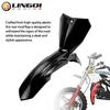 LINGQI RACING Motorcycle Front Fender With Number Plate Fairing Cover For 49cc Mini Dirt Pit Bike Kids Motocross Minimoto
