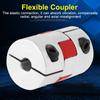 Flexible Spider Shaft Coupling OD20mm X L25mm CNC Stepper Motor Coupler Connector
