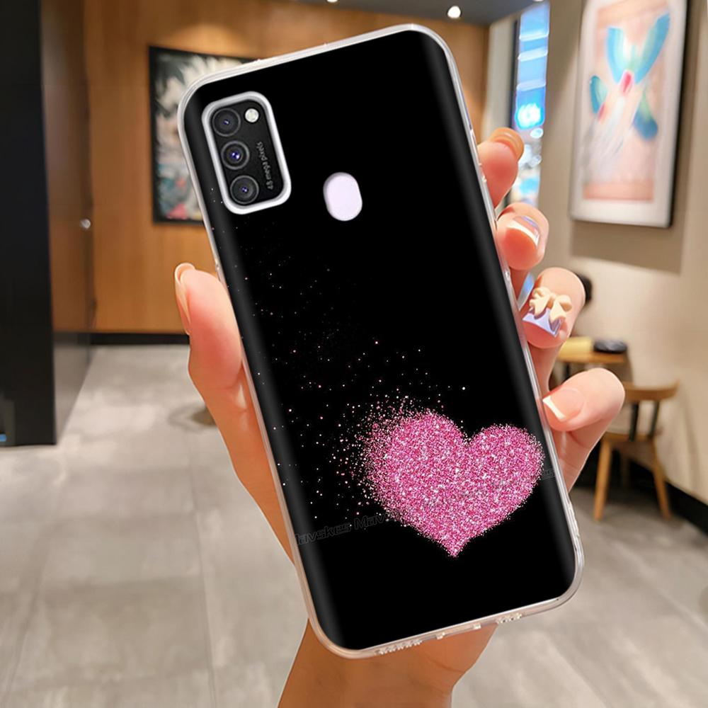 For Samsung Galaxy M21 M31 Case Soft TPU Soft Silicone Fashion Phone Case For Samsung M21 M31 Funda Luxury Back Cover Coque Para