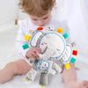 NEW Lovey Elephant Plush Bell Rattles Toy Baby Tags Stuffed Animal Soft Toy Built-in Sensory Toy for Newborn Toddler Infant Gift