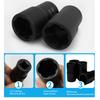 5pcs 6-Point Sockets Nut Extractor Socket Set Stripped Lug Nut Remover  Bolt Extraction Use