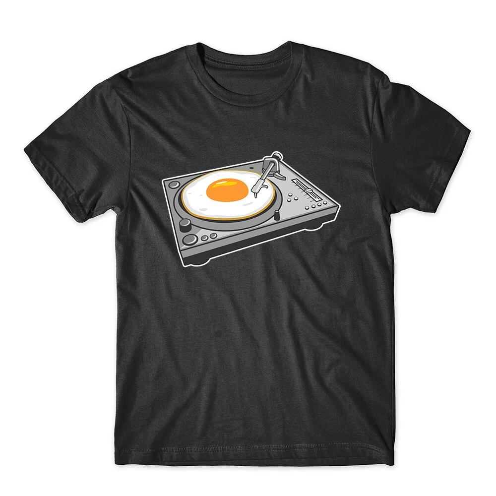 Egg Scratch Funny Dj Fried Egg Eating TShirt Unisex Kids S