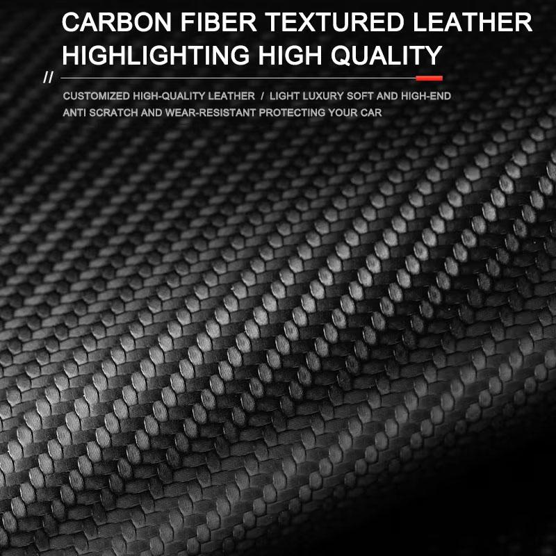 For GAC AION Y Plus 2026-2026 2026 Car Door Anti Kick Pad Carbon Fiber Patterned Anti-kick Pad Stickers Protective Accessories