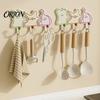 Modular Splicing Hooks for Entryway Cartoon Puzzle Key Hook, Heavy Duty Traceless Plastic Wall Hanger, Adhesive Aprons Space Saving Self Hook Spatulas