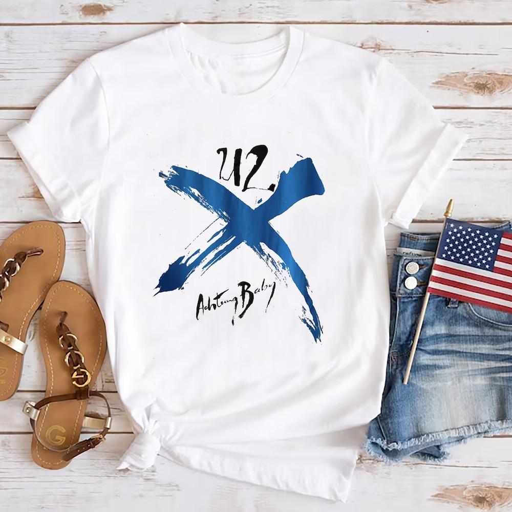 

Внимание Детка U2 Футболка Топы Футболка Полный Размер S-4XL L