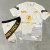 UFC # 322 Fighting Night IslamMakhachev Set Boxeri Bărbați Femei MMA Supradimensionat Respirabil Uscare Rapidă Pantaloni Scurți cu Mânecă Scurtă pentru Luptă