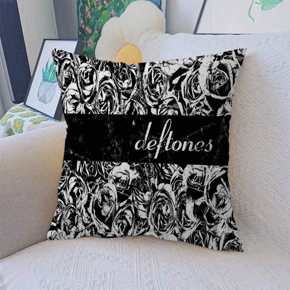 D-Deftones Music Album Pillow Cushion Cover Pillowcase Living Room Sofa Home Decor Customized