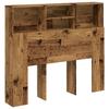 VidaXL Armoire de tête de lit vieux bois 120x19x103,5 cm 856866