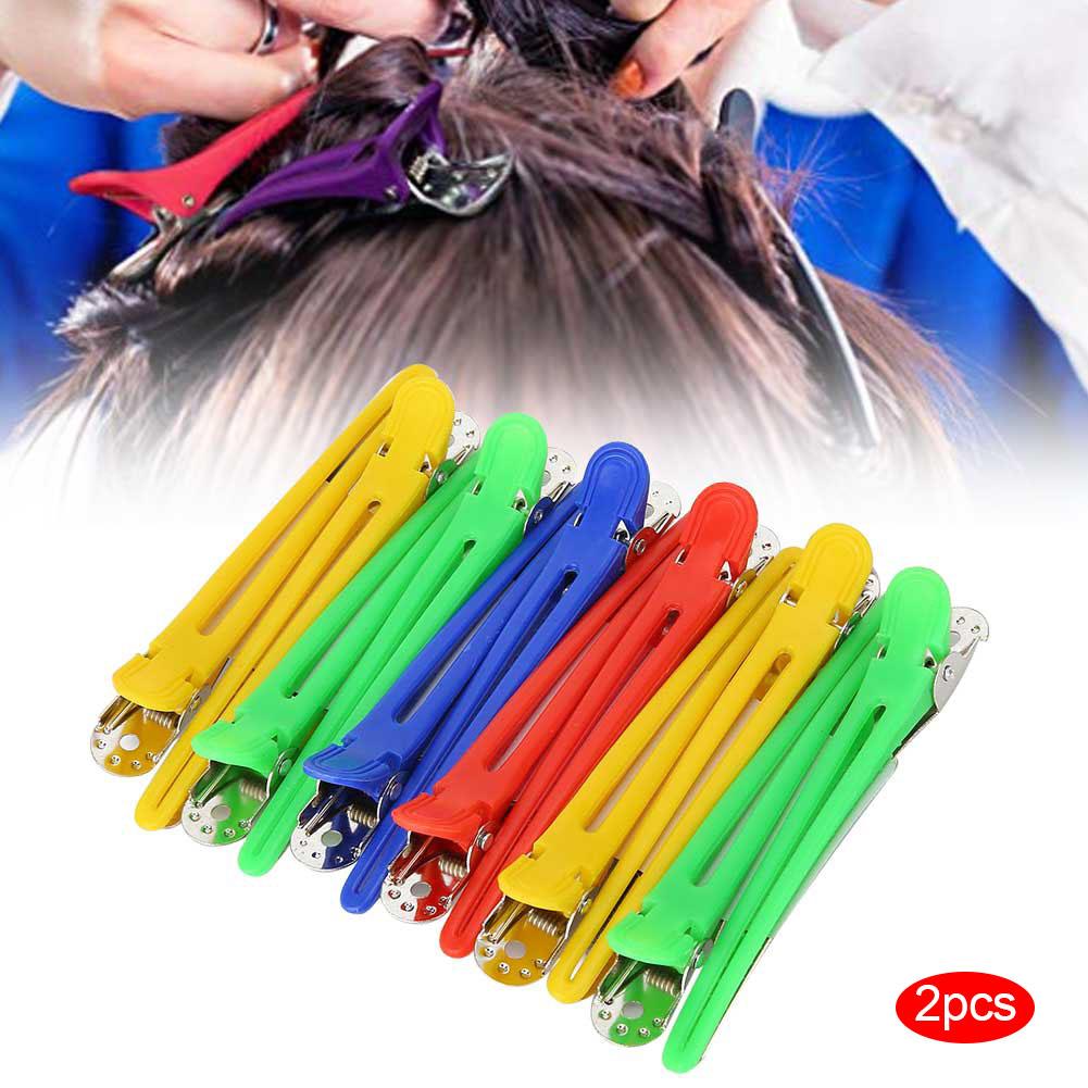 24pcs Duckbilled Clip Aluminum Hairdressing Hairstyle Pin for Hair Salon Barber ShopHairdressing Pin