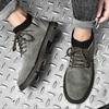 Fashion Hot Selling Men's Ankle Boots Europe America High-quality Height Increasing Shoes Classic Men's Business Dress Shoes Thick Sole