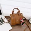 English Solid Letters Color Smooth Satchel Durable Kids Small Bag Crossbody