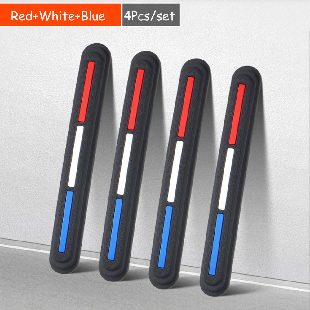 4 STÜCKE Autotür Antikollisionsstreifen Autotürkanten-Stoßstangenschutzstreifen Auto-Eckenschutz Rückspiegel Anti-Kratz-Aufkleber